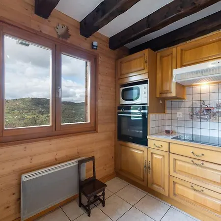 Chalet Avec Sauna, Magnifique Vue Et A 400m Des Pistes Dağ evi La Bresse