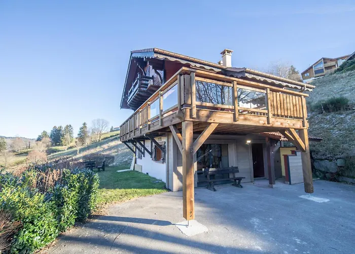 Chalet Avec Sauna, Magnifique Vue Et A 400m Des Pistes * La Bresse